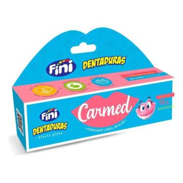 Imagem de Kit c/ 4 Carmed protetor labial fini dentaduras 10g