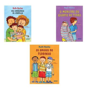 Imagem de Kit: Meu Irmãozinho Me Atrapalha + O Monstro Do Quarto De Pedro + Os A