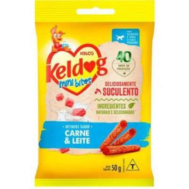 Imagem de Bifinho Keldog para Cães Sabor Carne e Leite - 50 g