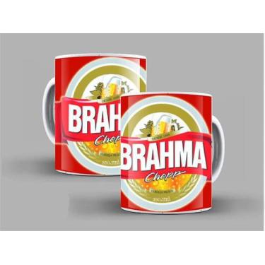 Imagem de Caneca porcelana lata brahma - Jaques Personalizados