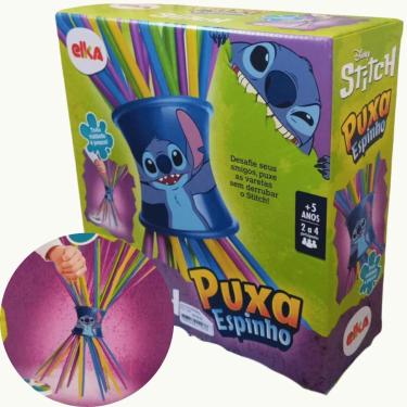Imagem de Jogo Puxa Espinho Stitch Disney Brinquedo Infantil - Elka