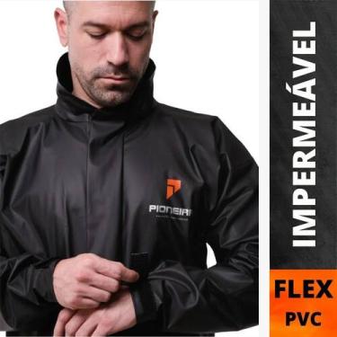 Imagem de Capa De Chuva Moto Motoqueiro Pioneira PVC Combate Masculina, M