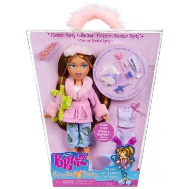 Imagem de Boneca de Moda Bratz Slumber Party Yasmin com 2 Conjuntos de Pijamas, Pelúcia e Acessórios Tamanho Único
