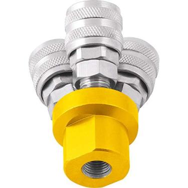 Imagem de Engate Rápido De 1/4", Rosca Fêmea 1/4" Npt, Triplo, Vonder.