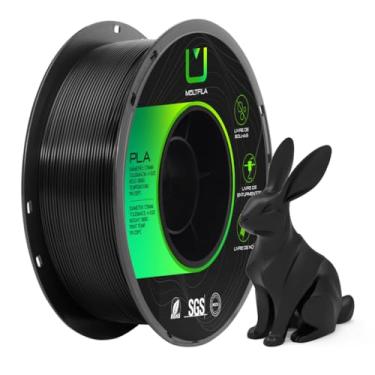 Imagem de Filamento PLA Multfila Para Impressora 3d 1kg 1.75mm Cor Preto