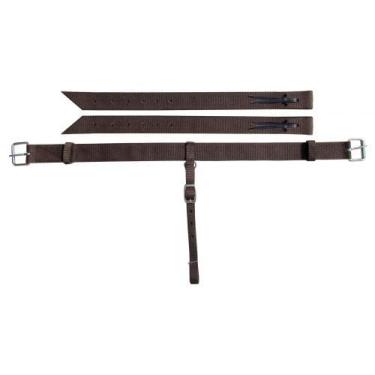 Imagem de Showman Cinch traseiro de nylon com fivelas de rolo