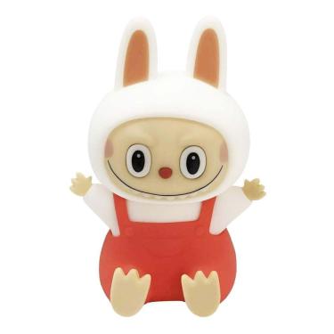 Imagem de Luminária Labubu Abajur Silicone Rgb Recarregável Vermelho