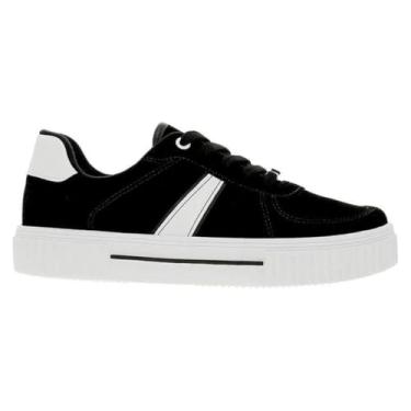 Imagem de Tenis Feminino Vizzano Camurção Confortável Casual Original (Preto, BR, Adulto, Numérico, 39)