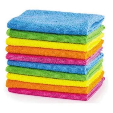 Imagem de Pano para limpeza MFL FLA MIC FIBRA flanela sortidas 10 u pacote x 10 