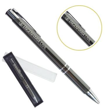 Imagem de Caneta Personalizada Cursos Metal Profissional Coloridas Engenharia Ci