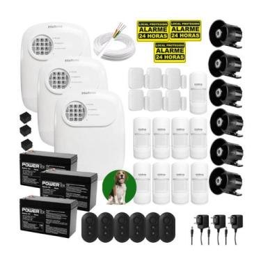 Imagem de Kit Para Instalador De Alarme Completo Sensores SF Intelbras