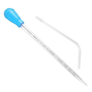 Imagem de 2un Alimentador de Peixes Coral Aquário 50 ml, Recipiente Extra Longo para Peru 65,5cm com Sifão Conta-Gotas Extensão Forma L e Tubo Trocador Água para Aquário Ferramentas Limpeza