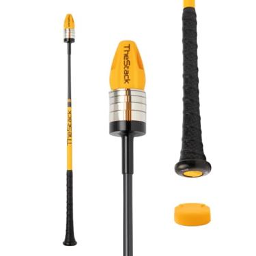 Imagem de TheStack Baseball Swing Speed Training - Sistema de aplicativo inteligente para aumentar a velocidade, potência e velocidade de saída do taco - Treine como os profissionais - para jogadores de