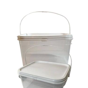 Imagem de Balde Para Cera Quente 2.4 Litros Com Tampa-Kit 7 Pçs