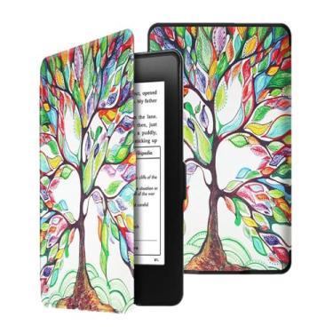 Imagem de Akacy Capa com padrão pintado para Kindle 6 polegadas 8ª capa, leve e segura para água, capa protetora dobrável geração 2016 versão (9)