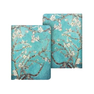 Imagem de Akacy Padrão pintado com alça capa protetora de couro PU para Kindle Paperwhite 6.0 polegadas 11ª geração lançado em 2022/2024 (Modelo: C2V2L3/RS23CV) (4)