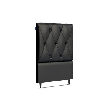 Imagem de Cabeceira Murat Facto Nero Solteiro (8x90x120) - Ortobom