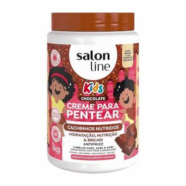 Imagem de Creme para Pentear Kids Chocolate Cachinhos Nutridos 1kg Salon Line