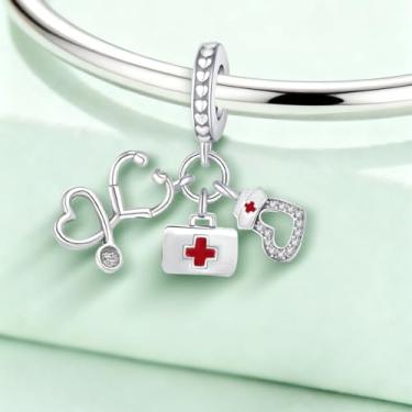 Imagem de 1 peça prata elegante itinerário de viagem berloque para mulheres, faça você mesmo e roupa diária combinando joias decoração presente para mamãe, 7.84*24.8mm, Prata, Sem Pedra Preciosa