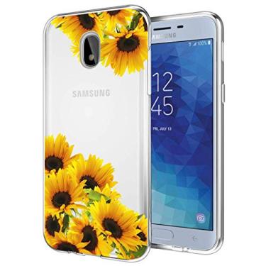 Imagem de Vokuha Capa para celular Galaxy J7 Refine/J7 2018/J7 Star/J7V 2ª geração/J7 Aero/J7 para meninas, capa protetora para celular com estampa fina e fina à prova de choque macia TPU para Samsung Galaxy J7