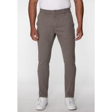 Imagem de Calça Sarja Slim Cinza-Masculino