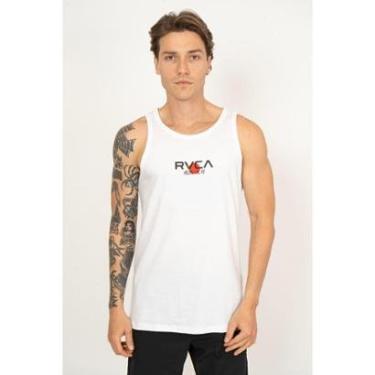 Imagem de Regata RVCA Tiger Sun Ss Branco-Branco-GG-Masculino