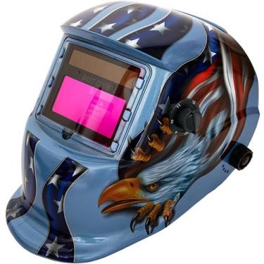 Imagem de Capacete de soldagem BESTCLUB True Color Solar Powered Blue Eagle I