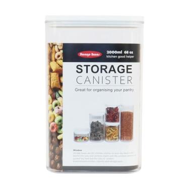 Imagem de Pote Hermético a Vácuo Plástico 2 litros – Frescor Prolongado, Segurança e Elegância no Armazenamento