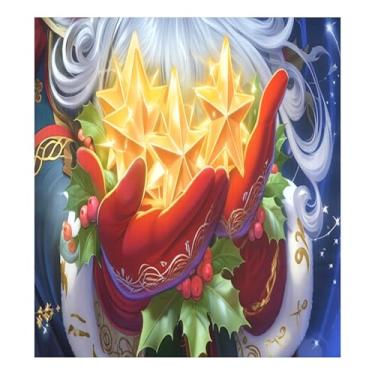 Imagem de SEHANY Capa magnética de Papai Noel para lava-louças, adesivos magnéticos para decoração de Natal antiarranhões para painel de geladeira e lava-louças, decoração de Natal de cozinha doméstica 58 x 66