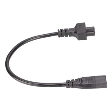 Imagem de KIMISS Adaptador de Cabo de Alimentação IEC320 C8 para C5 - Cabo Macho para Fêmea de 30 Cm para Adaptadores de Alimentação para Laptop | 2,5A/250V | Compatível Com Impressoras, Monitores e Muito Mais