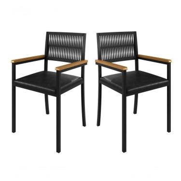 Imagem de Cadeiras Para área Gourmet Com Braço - Barcelona - Paonanda Decor