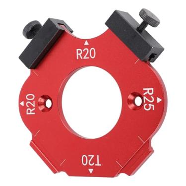 Imagem de Garosa Modelo de Raio de Canto Redondo para Carpintaria, Gabarito de Mesa de Roteador de Liga de Alumínio R20 T20 R25 para Corte de Preciso e Modelagem de Canto
