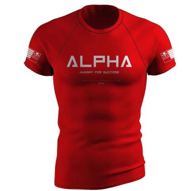 Imagem de Camisa Camiseta Masculina para Treino e Musculação ALPHA-Masculino