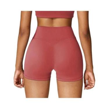 Imagem de Shorts De Yoga Femininos De Cintura Alta Secagem Rápida Respirável Lev