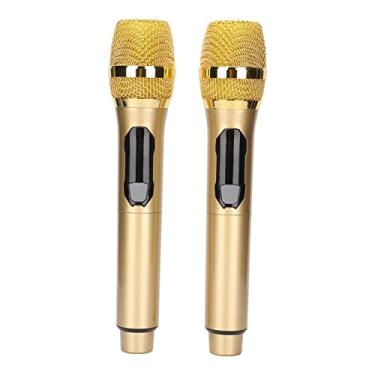 Imagem de Yunir Microfone Sem Fio Com Modulação Digital para karaokê, Microfone Portátil Com Sinal Estável, Adaptador de 3,5 Mm para Dispositivos de Interface de 6,35 Mm (#12)