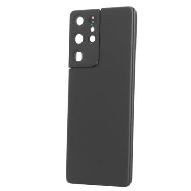 Imagem de Ymiko Substituição de Vidro Traseiro para S21 Ultra 5G Caixa do Painel Traseiro Com Adesivo Pré-instalado e Lente para Reparo de Telefone