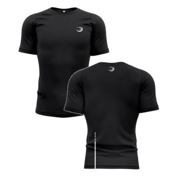 Imagem de Camiseta De Treino Summer Pro Preta Blackout Academia Fitness-Masculino