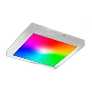 Imagem de Painel Led Sobrepor Inteligente Quadrado Ekaza 30X30 24W