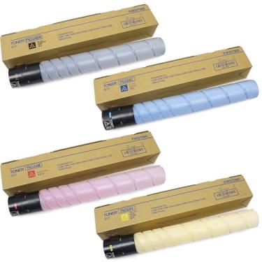 Imagem de FIRSTINK Conjunto De Cartuchos Toner Alto Rendimento Tn-324 Tn324 Tn512 Tn514 Para Impressoras Konica Minolta Bizhub C258 C308 C368 C454 C454E C458 C554 C554E C558 C658 (Pacote Com 4)