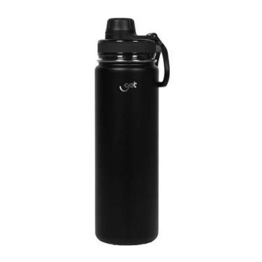 Imagem de Garrafa Térmica Inox Get Trity 500ml Preto para bebidas quentes ou fri