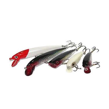 Imagem de Kit 5 Iscas Artificial Para Pesca Tucunaré Traira Robalo - MAKIS FISHI