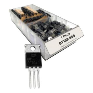 Imagem de Transistor Bt138-600 = Bt 138-600 = Bt138 600 Triac - Chipsce