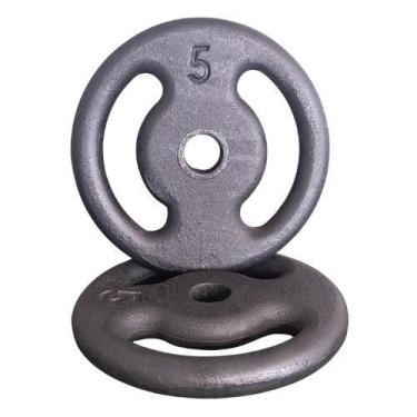 Imagem de Par Anilha Ferro 05Kg - Anilhas&Cia