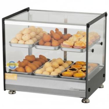 Imagem de Estufa Quadrada Onix Para Salgados 6 Bandejas Dupla Marchesoni, 220V