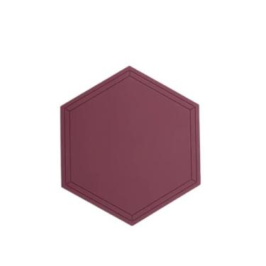 Imagem de 5 peças de mesa de silicone multifunções tapete de silicone impermeável lavável com isolamento térmico tapete para porta-copos para mesa de jantar, acessórios de cozinha, ideal para uso na cozinha de