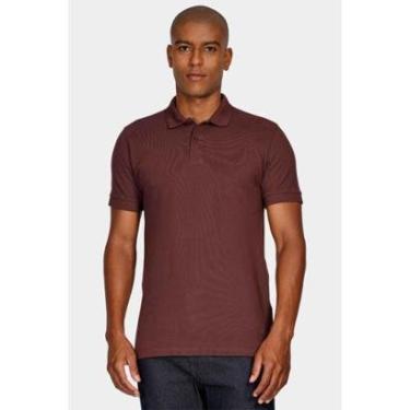 Imagem de Polo Aramis Manga Curta Lisa Piquet Marrom-Masculino