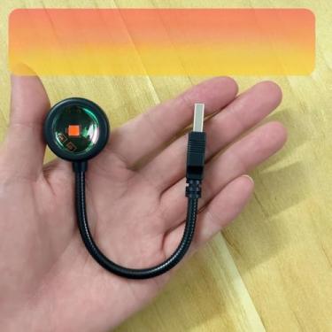 Imagem de 1 projetor de luz de pôr do sol – luz noturna ambiente LED com suporte ajustável, para quarto, decoração de sala de estar, fotografia e festa ao vivo