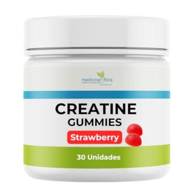 Imagem de Creatina Monohidratada em Gomas 100% Pura Sabor Morango 3g - 30 Unidades