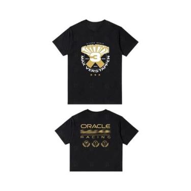 Imagem de Camiseta De Algodão Red Bull Honda Max Verstappen F1 Racing Suit Com E