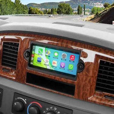 Imagem de Rádio automotivo para Dodge Ram 1500/2500/3500 (2006-2008), Dodge Durango (2005-2008), Jeep Grand Cherokee (2005-2009) 17.3 cm IPS Touch Screen Car Stereo com GPS CarPlay/Android Auto, DSP/SWC 4G +